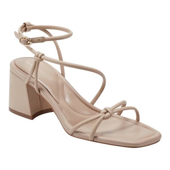 Marc Fisher Shoes - Marc fisher Gurion Square Toe Strappy Block Heel Sandals
